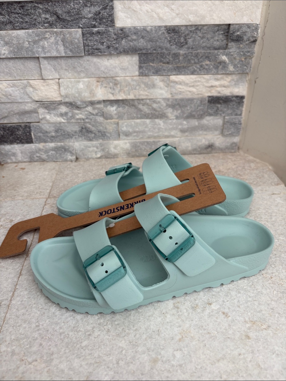 Birkenstock Arizona Stealth Buckle EVA Slide Sandal new with tags women's